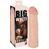 hlavní fotografie produktu Velký realistický návlek na penis Big White Sleeve (22 cm, Ø 4,8 cm) (kód 05079620000)