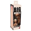 fotografie balení produktu produktu Velký realistický návlek na penis Big White Sleeve (22 cm, Ø 4,8 cm) (kód 05079620000)
