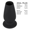 šestá fotografie produktu Dutý silikonový anální kolík Lust Tunnel Plug M (10 cm, Ø 5 cm) (kód 05080390000)