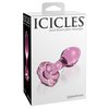 fotografie balení produktu produktu Skleněný růžový anální kolíček Icicles No. 48 (Ø 3,2 cm) (kód 05082760000)
