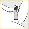 pátá fotografie produktu Automatická vakuová pumpa na penis se silikonovou manžetou Rebel Automatic Penis Pump (kód 05226350000)