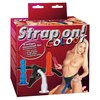 fotografie balení produktu produktu Sada tří připínacích penisů + otevřená tanga Strap on! Colour (kód 05227400000)
