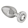 základní fotografie produktu Ocelový anální kolíček s ozdobným drahokamem Sextreme Steel Diamond Butt Plug S (6 cm, Ø 2,5 cm) (kód 05230460000)