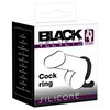 fotografie balení produktu produktu Silikonový kroužek na penis s kuličkou dráždící hráz Black Velvets Cockring (kód 05238440000)