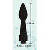 šestá fotografie produktu Silikonová intimní sprcha - anální kolíček místo sprchové hlavice Rear Spleash Analdusche Silicone (16 cm, Ø 3,5 cm) (kód 05248670000)