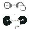 třetí fotografie produktu Pouta na ruce s plyšem Bad Kitty Handcuffs (černá) (kód 05286410000)