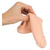 pátá fotografie produktu Realistický prodlužující (+5 cm) návlek na penis tělové barvy s žilkami a žaludem Nature Skin Penis Sleeve with Extension (kód 05329830000)
