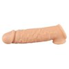 základní fotografie produktu Silikonový prodlužující (+5 cm) návlek na penis s otvorem na varlata Realistixxx Extension (16 cm) (kód 05374700000)