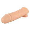 druhá fotografie produktu Silikonový prodlužující (+5 cm) návlek na penis s otvorem na varlata Realistixxx Extension (16 cm) (kód 05374700000)