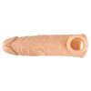 čtvrtá fotografie produktu Silikonový prodlužující (+5 cm) návlek na penis s otvorem na varlata Realistixxx Extension (16 cm) (kód 05374700000)