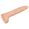 devátá fotografie produktu Silikonový prodlužující (+5 cm) návlek na penis s otvorem na varlata Realistixxx Extension (16 cm) (kód 05374700000)