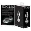 druhá fotografie balení produktu Skleněný anální kolík Icicles No. 44 (8 cm, Ø 2,7 cm) (kód 05403230000)