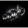druhá fotografie produktu Skleněný anální kuličkový kolíček Icicles No. 47 (10,5 cm, Ø 6,5 cm) (kód 05403400000)