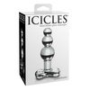 fotografie balení produktu produktu Skleněný anální kuličkový kolíček Icicles No. 47 (10,5 cm, Ø 6,5 cm) (kód 05403400000)