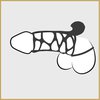 třetí fotografie produktu Klecový návlek na penis s vibrační patronou Fantasy X-TENSIONS Extreme Silicone Power Cage (kód 05408110000)