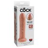 fotografie balení produktu produktu Neobřezané penisové dildo s pohyblivou předkožkou King Cock 7" Uncut Cock (17,8 cm, Ø 4,6 cm) (kód 05422290000)