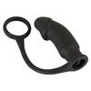 základní fotografie produktu Silikonový kroužek na penis s análním dildem a vibračním vajíčkem Black Velvets Vibrating Ring+Plug (kód 05839790000)
