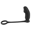 druhá fotografie produktu Silikonový kroužek na penis s análním dildem a vibračním vajíčkem Black Velvets Vibrating Ring+Plug (kód 05839790000)