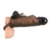 pátá fotografie produktu Návlek na penis s prodlužujícím žaludem a minivibrátorem Rebel Extension Regular Fit (19 cm, Ø 4 cm) (kód 05866170000)