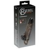 fotografie balení produktu produktu Návlek na penis s prodlužujícím žaludem a minivibrátorem Rebel Extension Regular Fit (19 cm, Ø 4 cm) (kód 05866170000)