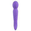 třetí fotografie produktu Silikonový nabíjecí vibrátor s masážní hlavicí na druhém konci Sweet Smile Rechargeable Dual Motor Vibe (22 cm, Ø 4,4 cm) (kód 05872490000)
