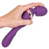 šestá fotografie produktu Silikonová nabíjecí masážní hlavice s vibrátorem na druhém konci Javida Double Vibro Massager (21,8 cm, Ø 3,8 cm) (kód 05882020000)