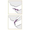 osmá fotografie produktu Silikonová nabíjecí masážní hlavice s vibrátorem na druhém konci Javida Double Vibro Massager (21,8 cm, Ø 3,8 cm) (kód 05882020000)