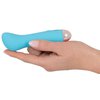 třetí fotografie produktu Malý silikonový vibrátor s konkávním vyhloubením Cuties Mini Vibrator blue (12,9 cm, Ø 3,5 cm) (kód 05953220000)