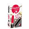 fotografie balení produktu produktu Silikonový nabíjecí minivibrátor vzhledu rtěnky Lipstick Vibrator (9,7 cm, Ø 1,9 cm) (kód 05958610000)
