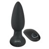 základní fotografie produktu Silikonový nabíjecí anální kolík s rotujícími perlami Black Velvets RC Rotating & Vibrating Plug (14 cm, Ø 4,2 cm) (kód 05964260000)