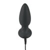 šestá fotografie produktu Silikonový nabíjecí anální kolík s rotujícími perlami Black Velvets RC Rotating & Vibrating Plug (14 cm, Ø 4,2 cm) (kód 05964260000)