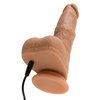 sedmá fotografie produktu Silikonový vibrátor tvaru penisu s varlaty a přísavkou, funkcí přírazu a dálkovým ovládáním Natural Thrusting Vibe (21 cm, Ø 4 cm) (kód 05974570000)