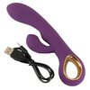 sedmá fotografie produktu Silikonový nabíjecí G-bod a klitoridální vibrátor You2Toys Rabbit Vibrator (18,8 cm, Ø 3,3 cm) (kód 05986150000)