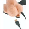 šestá fotografie produktu Připínací dutý nabíjecí vibrátor na dálkové ovládání Fetish Fantasy Series 6" Hollow Rechargeable Strap-On with Remote (17,8 cm, Ø 4,8 cm) (kód 05988280000)