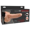 fotografie balení produktu produktu Připínací dutý nabíjecí vibrátor na dálkové ovládání Fetish Fantasy Series 6" Hollow Rechargeable Strap-On with Remote (17,8 cm, Ø 4,8 cm) (kód 05988280000)