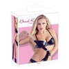 fotografie balení produktu produktu Kožené důtky se skleněnou rukojetí tvaru dilda zn. Bad Kitty (64 cm) (kód 24924901001)