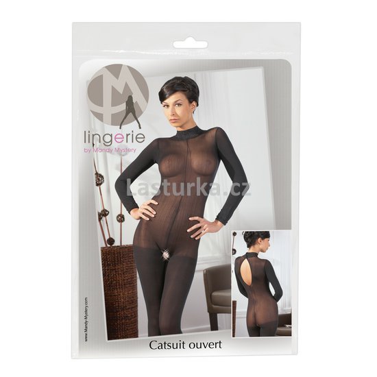 02300490000_Catsuit with Lace Collar S/M