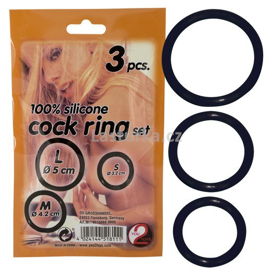 05108660000_Silicone Cock Ring set 3 pcs