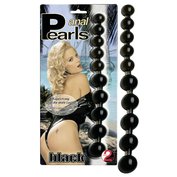 Anální řetízek z kuliček Anal Pearls black (27,5 cm, Ø 2,5 cm)