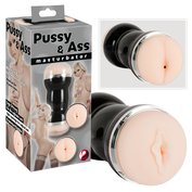 Oboustranný masturbátor - vagína a anál Pussy & Ass Masturbator