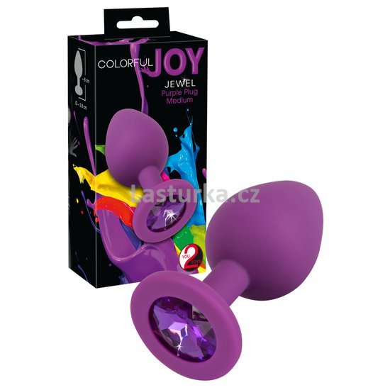 05171600000_Colorful Joy Jewel Purple Plug