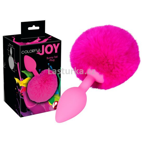 05182120000_Colorful Joy Bunny Tail Plug
