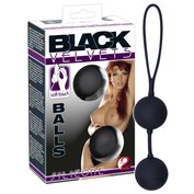 Silikonové venušiny kuličky Black Velvets Balls Silicone (Ø 3,5 cm)