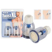 Přísavky na bradavky s nastavitelným podtlakem Max Twist Nipple Sucker XL