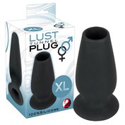 [vel. XL (13 cm, Ø 5,9 cm)] Dutý silikonový anální kolík Lust Tunnel Plug