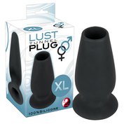 Dutý silikonový anální kolík Lust Tunnel Plug XL (13 cm, Ø 5,9 cm)