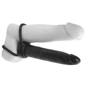 Silikonové anální dildo k připevnění na penis a varlata Anal Fantasy Dobule Touble (15,3 cm, Ø 2,8 cm)