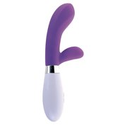 Silikonový vibrátor se stimulátorem klitorisu Classix Silicone G-Spot Rabbit (19,5 cm, Ø 3,2 cm)