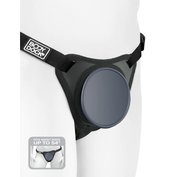 Pohodlný strap-on kalhotkový postroj s dokovací deskou pro dilda s přísavkou Body Dock Elite Harness