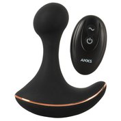 Prostatový vibrační kolíček na dálkové ovládání ANOS RC Rotating Prostate Massager (13,3 cm, Ø 3,5 cm)